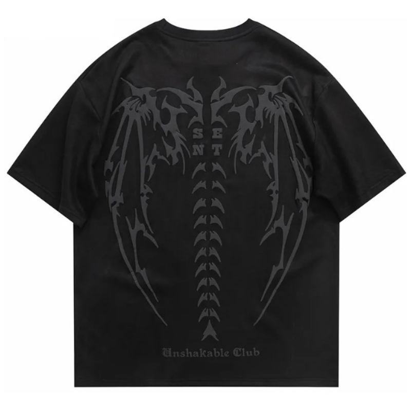 Devil Wings Skeleton Men's T-Shirts