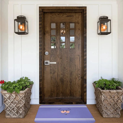 Purple Eyes Towelie Entrance Doormat