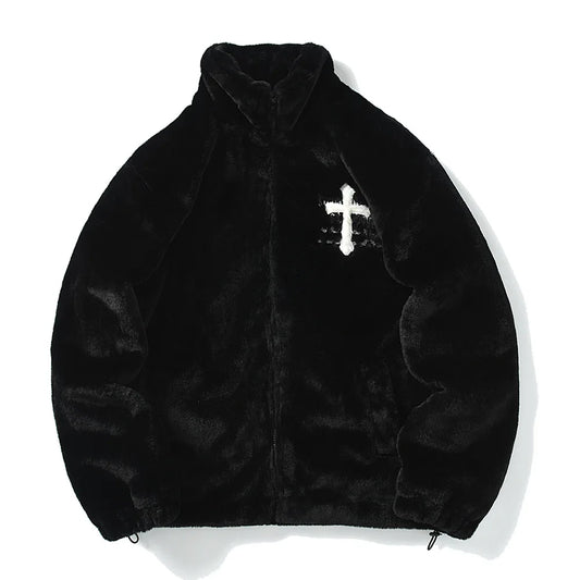 Cross Fur Jacket