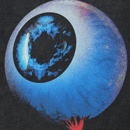 Retro Washed Big Eyeball Graphic T-Shirt